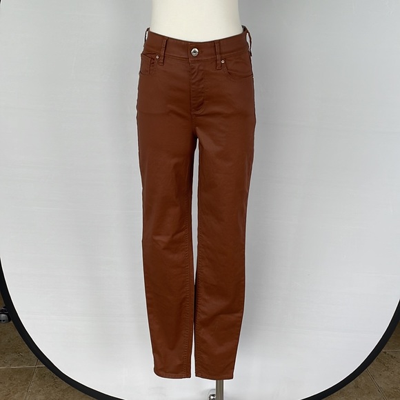 NWT WHBM Highrise Coated Skinny Jeans Size 2R - Picture 5 of 16
